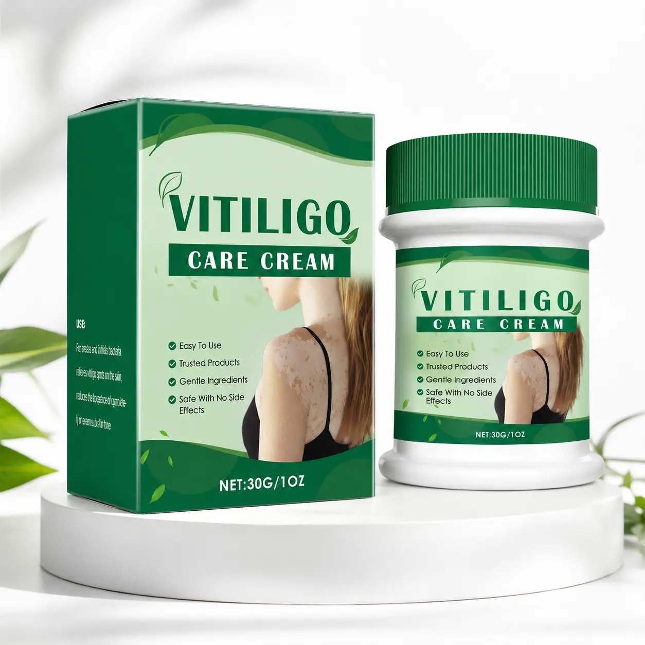 Vitiligo Repair Cream for Pigment Correction & White Spots, Gentle Daily Hydrating Moisturizer with Natural Plant Extracts for Sensitive Skin,travel essentials,sunscreen, Hydrating Moisturizing Skin