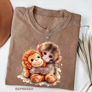 Cute Punch Monkey Shirt, Viral Monkey Meme Tee, Save Punch Top, Trending Monkey T-Shirt, Monkey Lover Unisex Gift