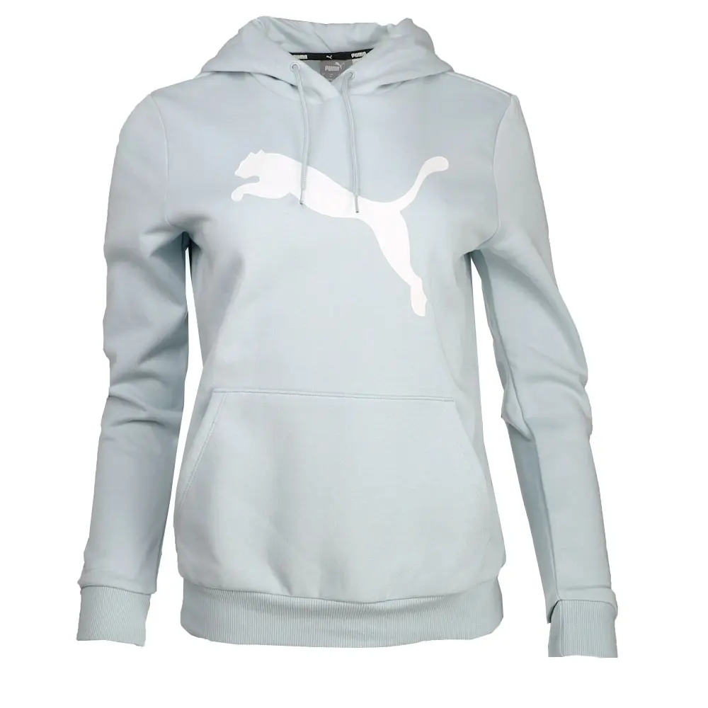 PUMA Womens Essentials Cat Logo Hoodie Casual Outerwear Casual - Blue