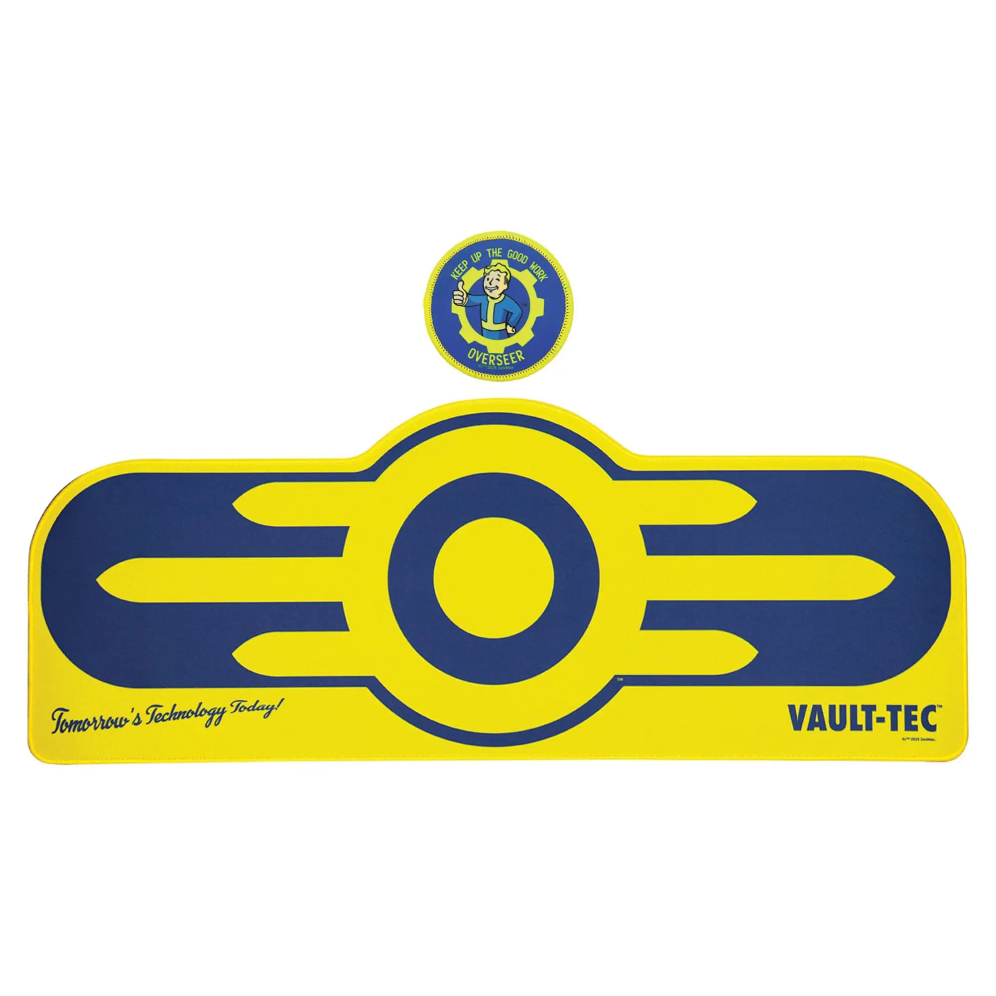 Fallout Vault-Tec XL Desk Pad and Coaster Set, Collectible Limited Edition Gifts for Bar, Kitchen Use