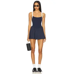 Free People x FP Movement Swing Of Things Colorbloc Romper in Navy