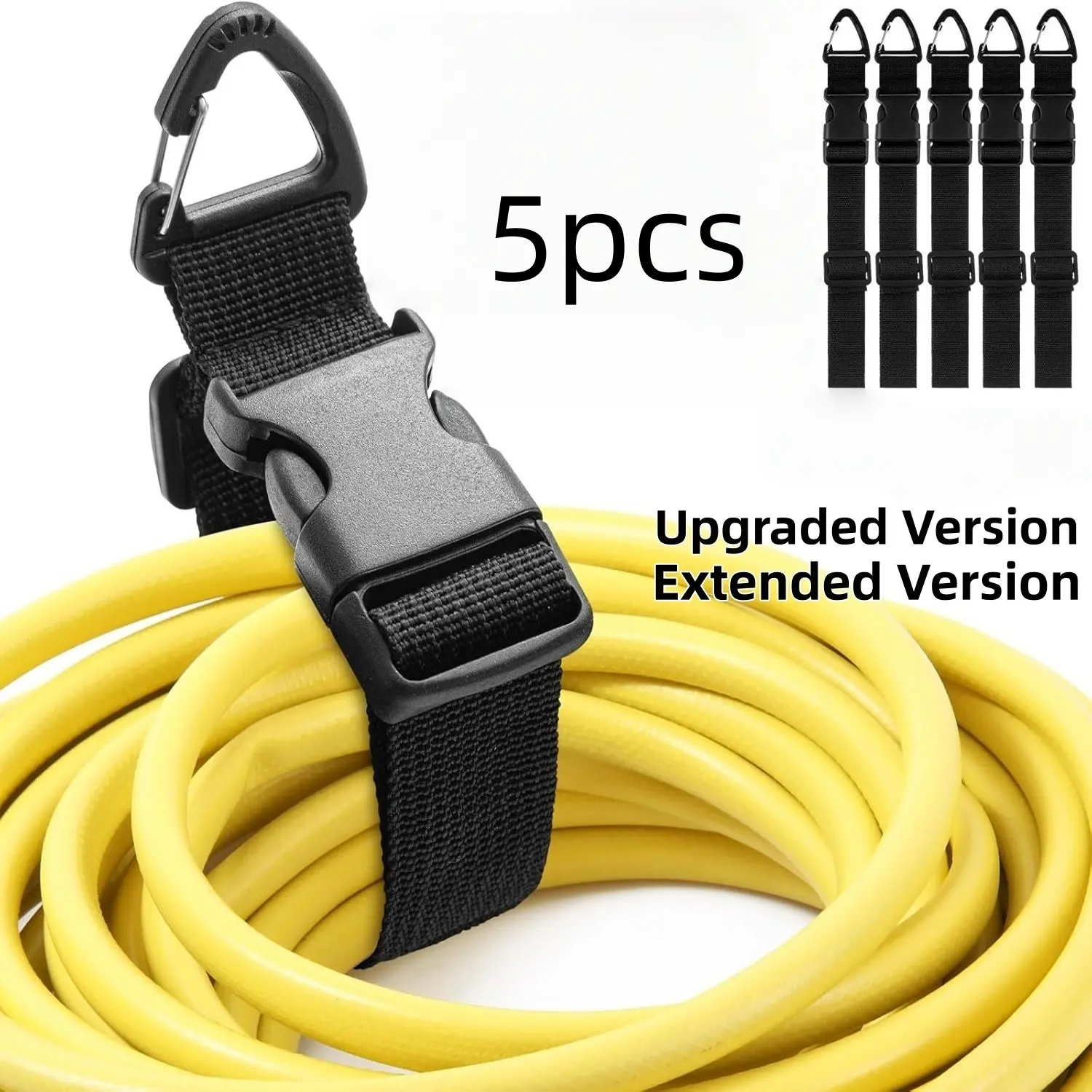 Adjustable Extension Cord Organizer, Three Axis Locking, Durable Polypropylene, Studio and Garage Storage, Tool Belt Holder, Multifunctional Cable Tie