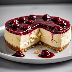 Andy Anand Sugar-Free Cherry Cake, 9-Inch, 2.9 lb – Gourmet, Freshly Baked, All-Natural, No Preservatives, Diabetic-Friendly Birthday Gift