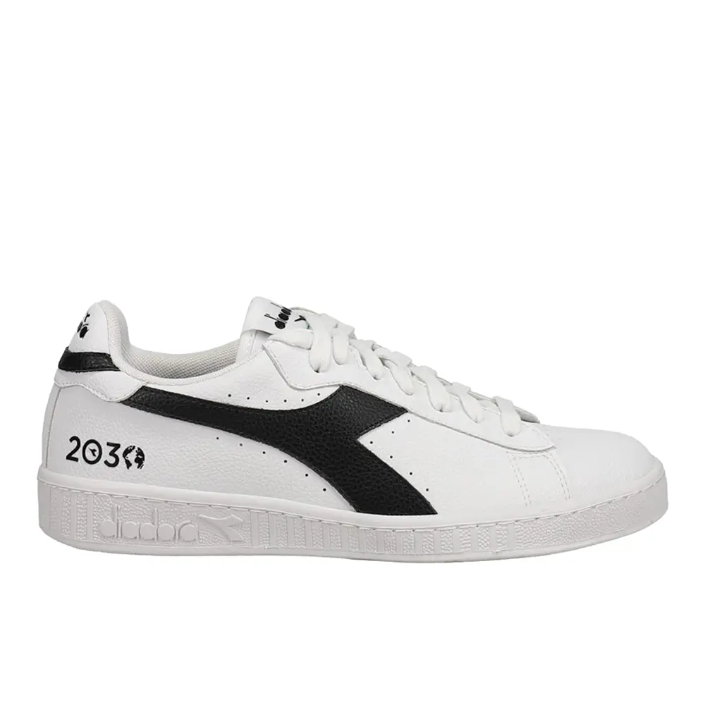 diadora Mens Game L Low 2030 Lace Up Sneakers Shoes Casual - White