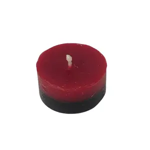 Red/Black tealight candle