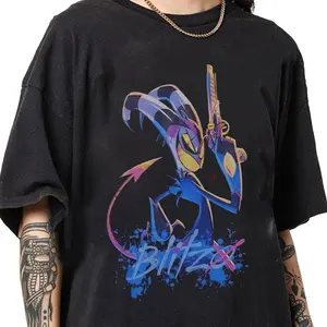 Helluva Boss Blitz Graphic Tee for Animation Fans INM