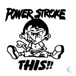 Powerstroke this car decal