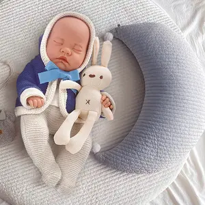 DEARBEI A set of 12 inch soft and malleable baby dolls with realistic simulation dolls and handmade clothing, suitable for home games, dress up games, Christmas gifts, Easter gifts, Valentine's Day gifts