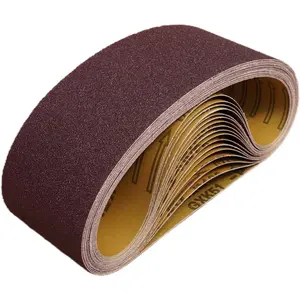 3x21 Belt Sander Sanding Belts: 20-Pack 80-400 Grit -- Heavy-Duty Anti-Clog  Floor & Metal  Removal -- Precision Seamless Joint Fits 3x21 Inch Sanders