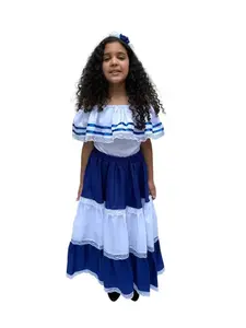 Salvadoran Traditional Girls Fiesta Dress