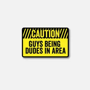 Guy's Being Dudes Velcro Patch