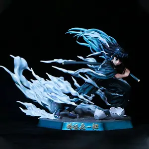 Demon Slayer Action Figure – Kimetsu No Yaiba Mist Pillar Tokito Muichiro Battle Pose, Anime Collectible for Desk, Shelf, Home Decor – Gift for Fans & Otaku, Holiday & Birthday Present