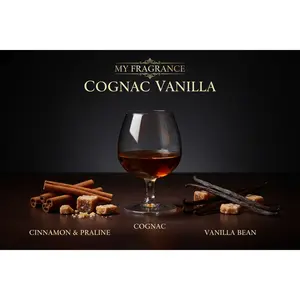 MY Angel's Share Scent - Warm Gourmand Boozy Unisex Fragrance with Cognac Cinnamon Oak Tonka Bean Praline Sandalwood Vanilla Benzoin Labdanum