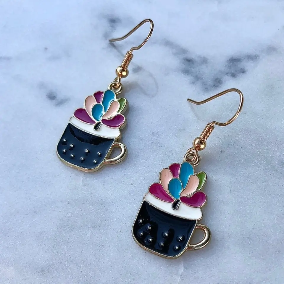 Succulent Earrings