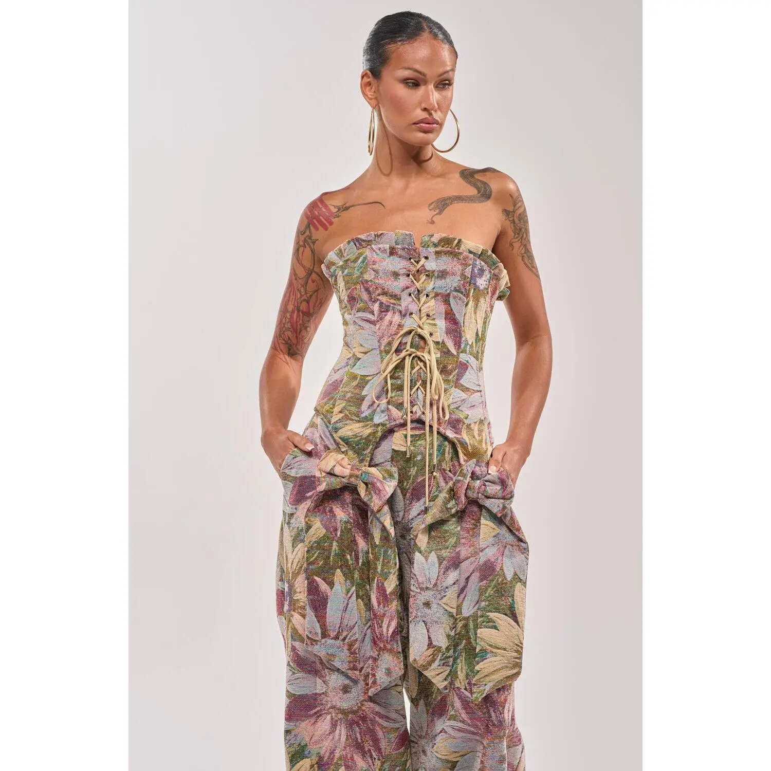 SUNFLOWER FIELDS CORSET SUNFLOWER FIELDS CORSET