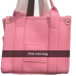 Mini Pink Hand Bag - Simple Pink Mini Bag as Described