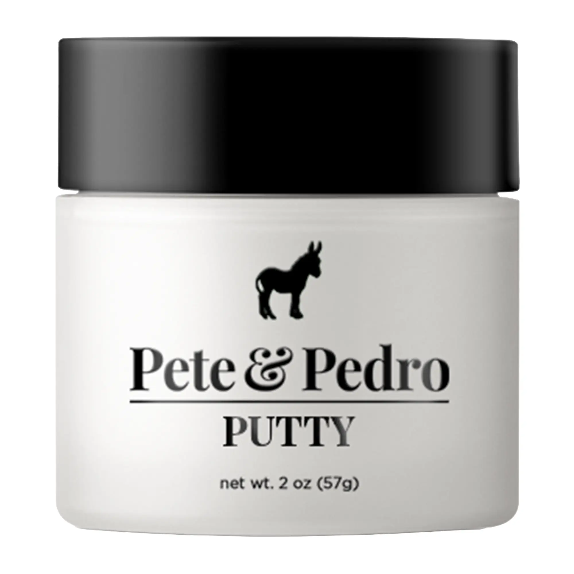 Hair Styling Putty - Strong Hold, Matte Finish, Low Shine Hair Clay For Men | Adds Volume, Texture, & Lift | Beeswax & Lanolin |  Ideal for Hairstyling & Grooming Medium, Messy, & Shorter Hairstyles, 2 oz.