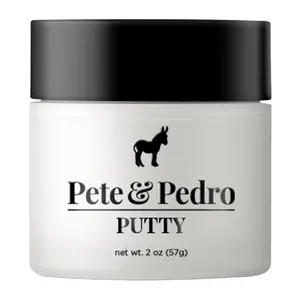 Hair Styling Putty - Strong Hold, Matte Finish, Low Shine Hair Clay For Men | Adds Volume, Texture, & Lift | Beeswax & Lanolin |  Ideal for Hairstyling & Grooming Medium, Messy, & Shorter Hairstyles, 2 oz.