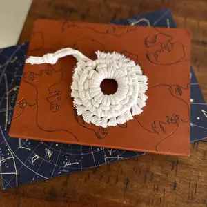 Macramé Wreath Ornament Christmas Tree Decor