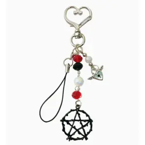 Cute Cherry Phone Charm Strap, Multi-Color Pink Red Black Blue Aesthetic Phone Chain, Durable Fruit Pendant Decor for Camera, Keychain, Bag, Perfect Gift for Women Girls Adjustable Wallet key wrist