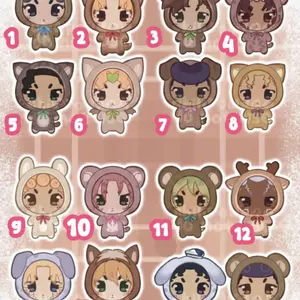 Cozy Chibi Acrylic Keychain