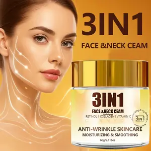 60g3in1 Whitening Cream with Collagen & Vitamin C, Smooth Moisturizing, Alcohol-Free, No Scent, Non-Greasy, Easy Absorption, All Skin Types