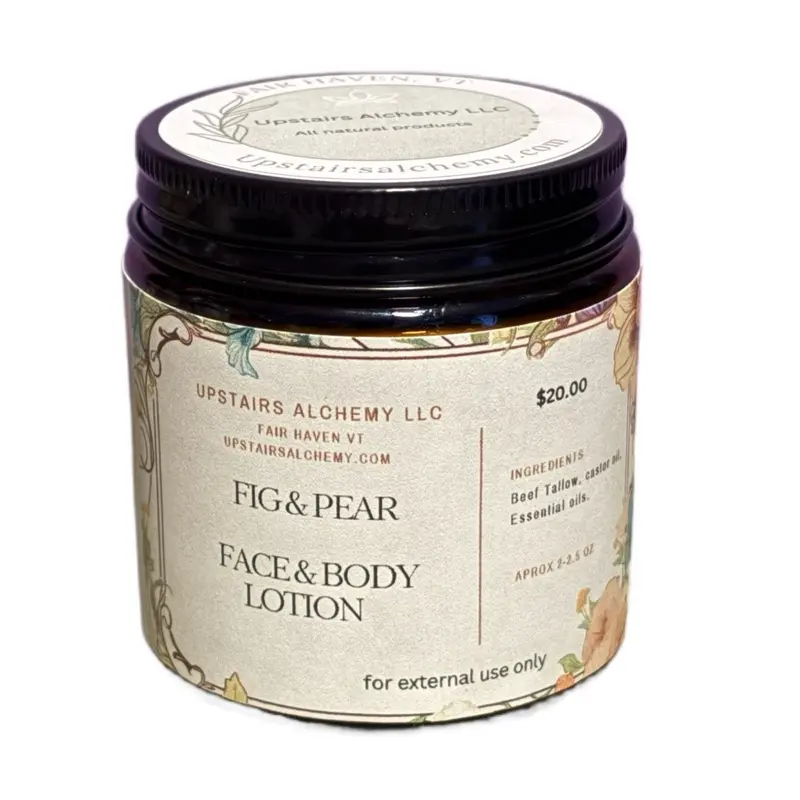 Fig and Pear  Beef Tallow face and body lotion