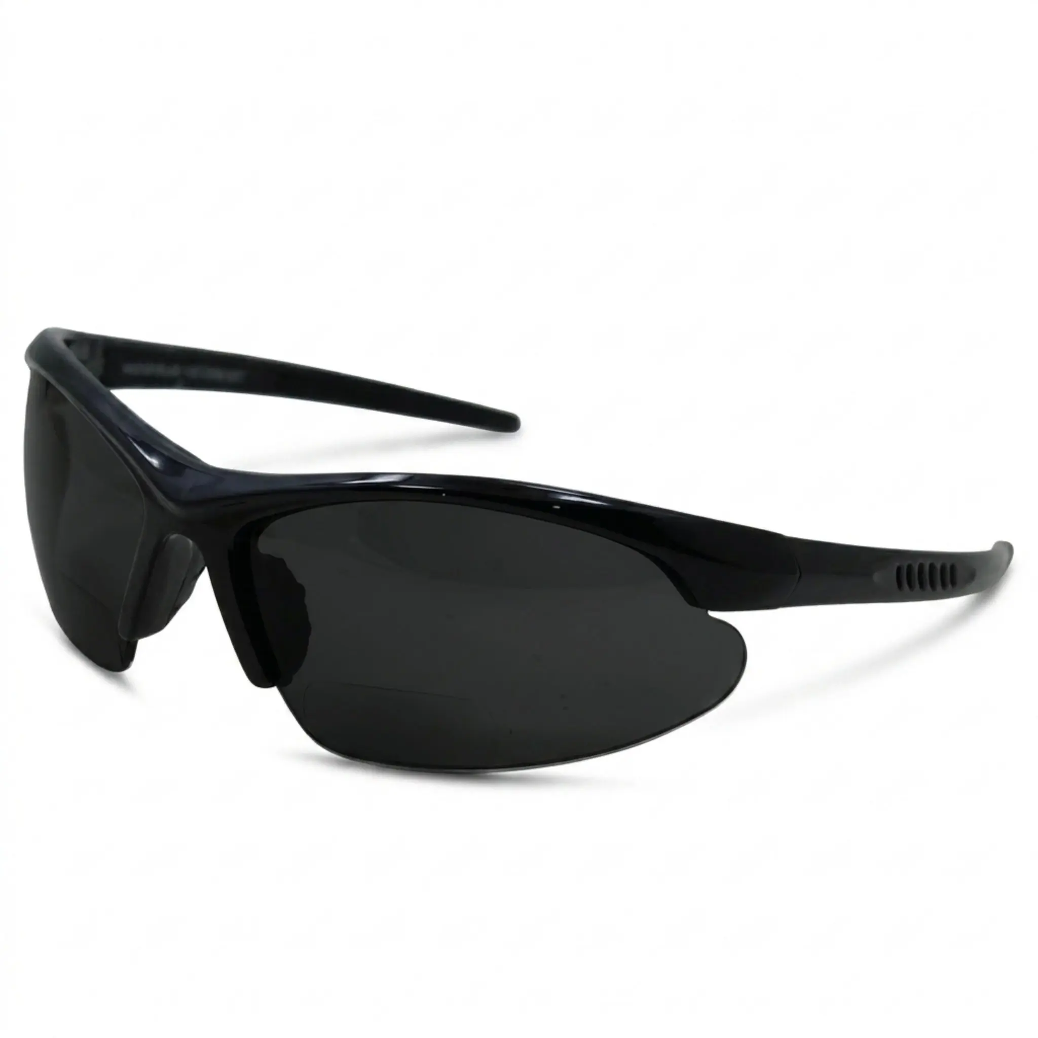 In Style Eyes Blazin Maui Polarized Wrap Bifocal Sunglasses – UV400 Nearly Invisible Line Sport Readers for Men & Women