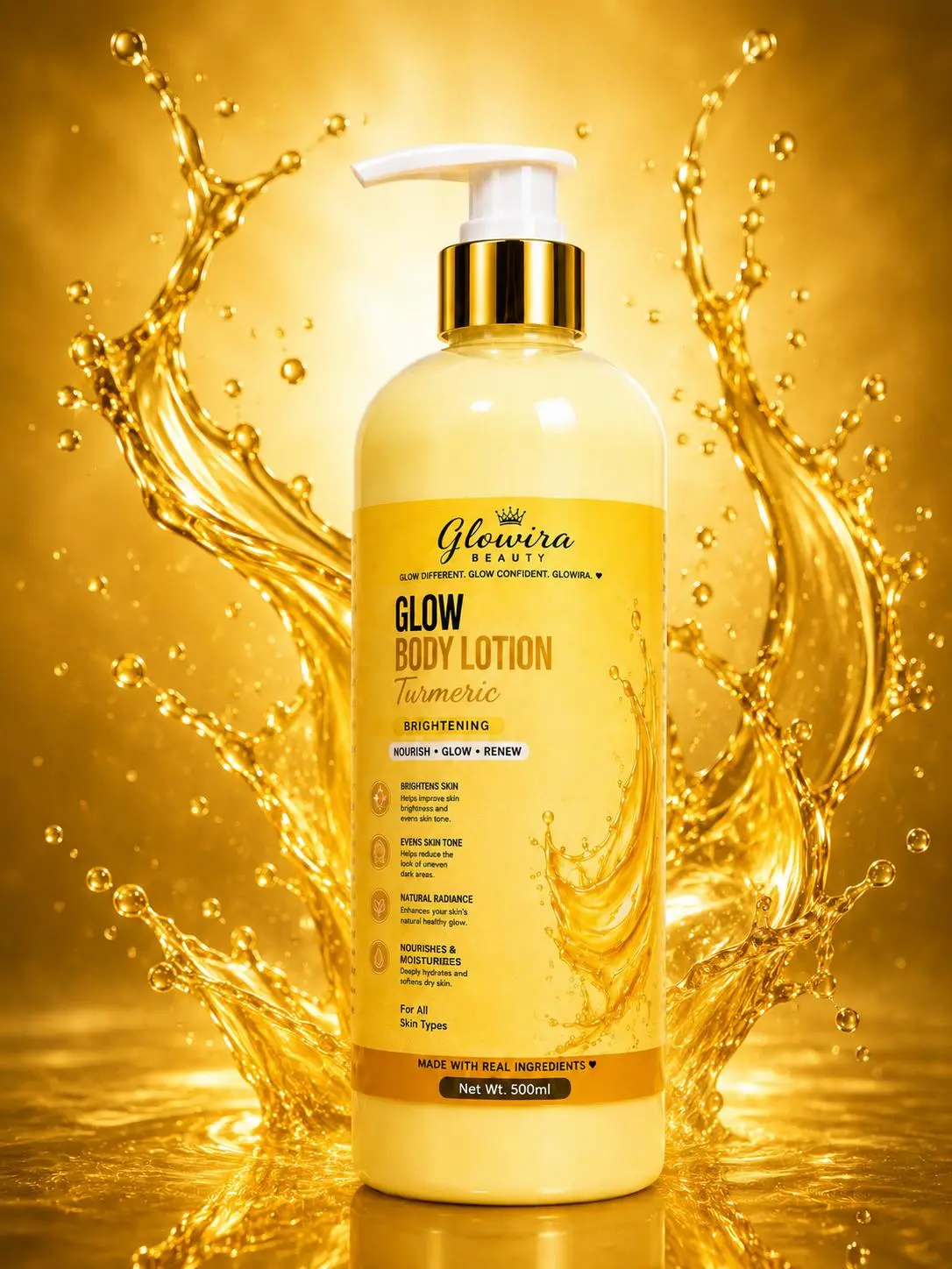 Turmeric glow body lotion