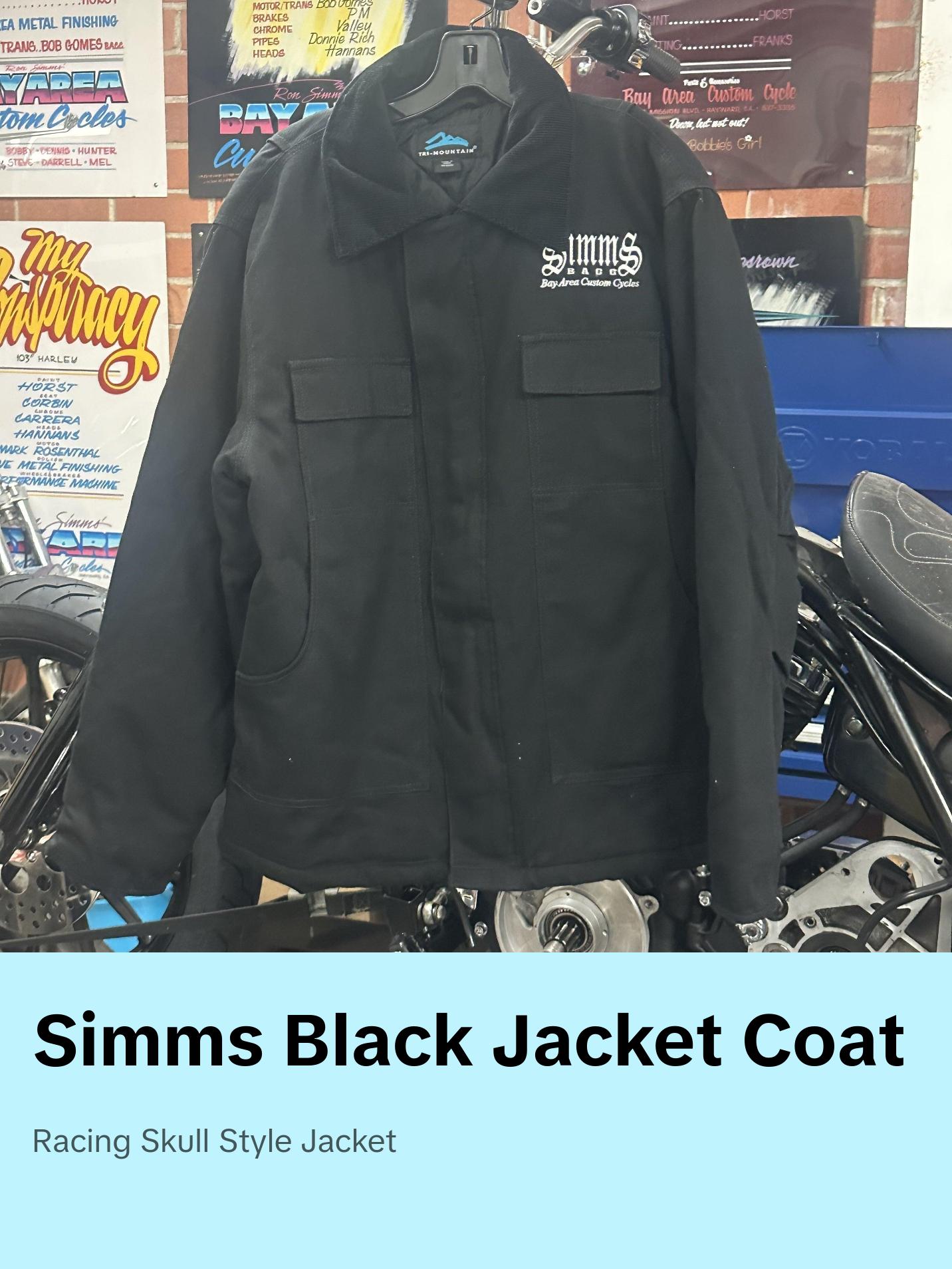 SIMMS Racing Skull Jacket -Black