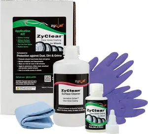 ZyCoat ZyClear 15505 Wheels Surface Protection Clear Coat Application Kit - Clear, 2 Ounce