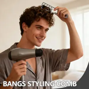 Texture Comb, Voluminous Wide-Toothed Hair Comb, Apparatus Maximum Lift Roots Volume Tool, Barber Wide Fine-Toothed Dual-Purpose Set, ABS Plastic with Textured Grip Tool for Men, Hair Styling Tools