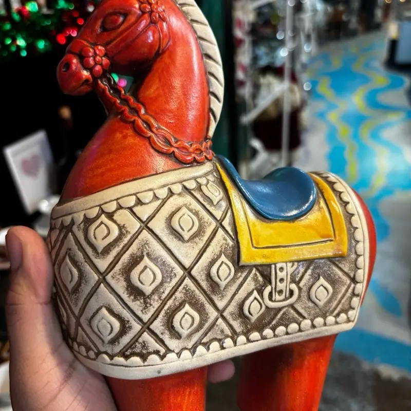 Vintage 80s Ceramic Horse (As is)