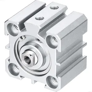 Pneumatic Air Cylinder 25mm Bore 10mm Stroke, Thin Air Cylinder Double Action Hydraulic Cylinders SDA 25 X 10