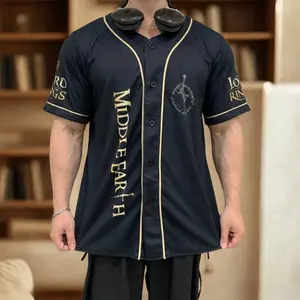 LOTR Baseball Jersey Hockey, LOTR Fan Gift, Middlee Earthh Sports Jersey