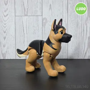 German Shepherd GSD – Articulated Keychain & XL Buddy