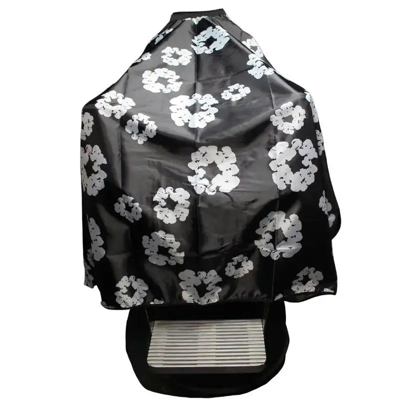 Denim Tears Barber Cape Black White Nylon Material Durable Comfortable Professional Barber Shop Use Stylish Functional Design