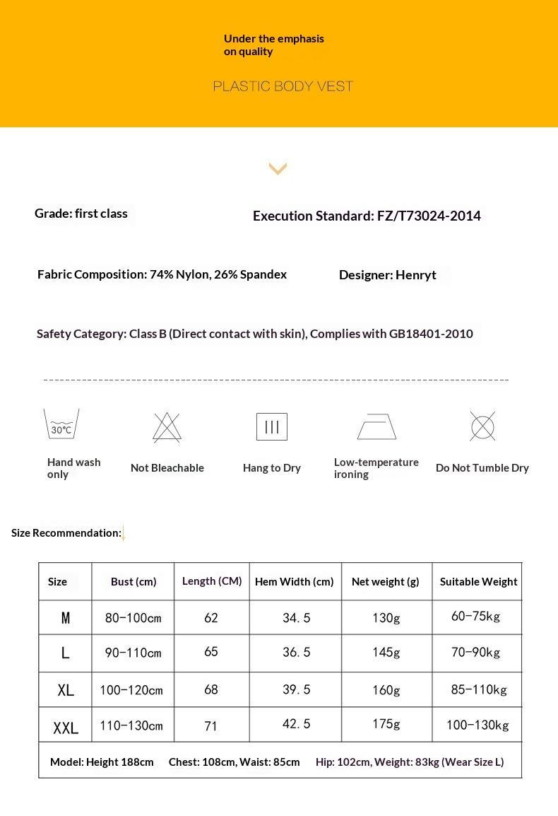 Men Compression Tank Top | Tummy Control, Gynecomastia Shaper, Posture Correction Seamless Undershirt for Gym, Business & Dating Menswear