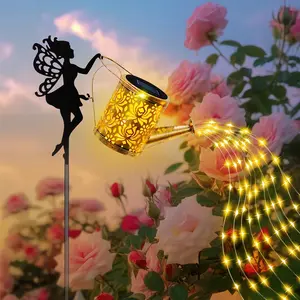 Solar Watering Can Lights,Solar Lights Outdoor Garden Decor,Large Hanging IP65 Waterproof Solar Lantern Landscape Lights Outside Decor for Garden