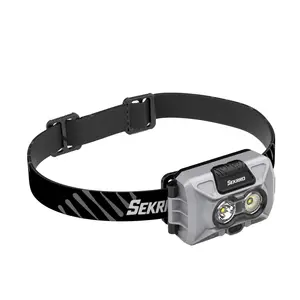 SEKRRO F8 Ultra Rechargeable Headlamp, 800 Lumens LED Head Lamp with Motion Sensor, Red Light, IP67 Waterproof, AAA Battery Backup, Lightweight for Camping, Running, Hiking, Work