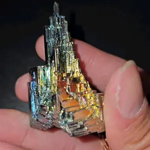 Bismuth Crystal Rock Ore | Colorful vibrant Colors | Small 1-6 Oz