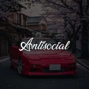 Antisocial Car Girl Vinyl Decal - JDM Anxious Sticker
