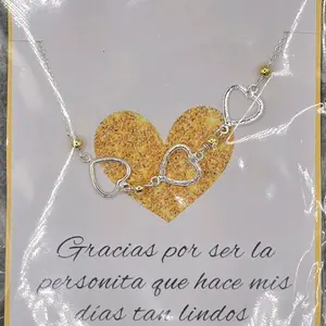 Triple Heart Braclet in 925 Silver