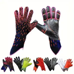 1 High-performance Goalkeeper Gloves Without Finger Guards, Made of Silicone, with Super Grip and Enhanced Friction Design, Suitable for Football, Rugby and Other Sports, The Best Choice for Goalkeeper Gloves
