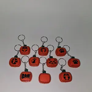 Jack-o-Lantern Clicky Fidget Keychains - Fun Shapes for Stress Relief halloween keychain fidgetclicker