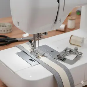 Professional Sewing Machine Hemming Foot Kit, Quick Edge Tool with Multiple Sizes (13mm 19mm 25mm), Anti-Rust Alloy Attachment, Easy-Install No-Adjustment Hemmer, Versatile Fabric Decorative Edging Accessory for Home Use, Multifunctional Home Sewing