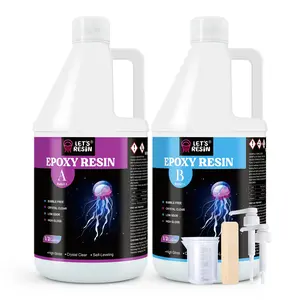 LET'S RESIN Casting Epoxy Resin, Bubble Free & Crystal Clear Epoxy Resin Kit, 2 Part Resin and Hardener for Jewelry Making, Crafts, Tumbler, Art