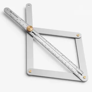Alloy Corner Angle Finder - Bevel Corner Protractor Measurement Template - Miter  Protractor with Scale Gifts for Dad Father's Day