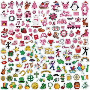 Glow in the Dark DIY Bag Accessories Stickers (38/76/114/152Pcs), 5D Gem Mosaic Decorative Stickers for Backpacks, Tote Bags & Purses, Luminous Bag Decoration Set for Kids & Adults