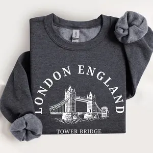 London England Sweatshirt, London Tower Bridge Shirt, London UK Souvenir Gift, Travel Sweater